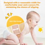 Velpeau Umbilical Hernia Belt Baby Belly Band, Button Wrap Truss Abdominal Binder for Infant, Children, Kids, Adjustable Support Belt with 3 Compression Pads, Beige, One Size - Image 5
